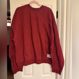 Mitchell & Ness Deep Red Crewneck Sweater XL